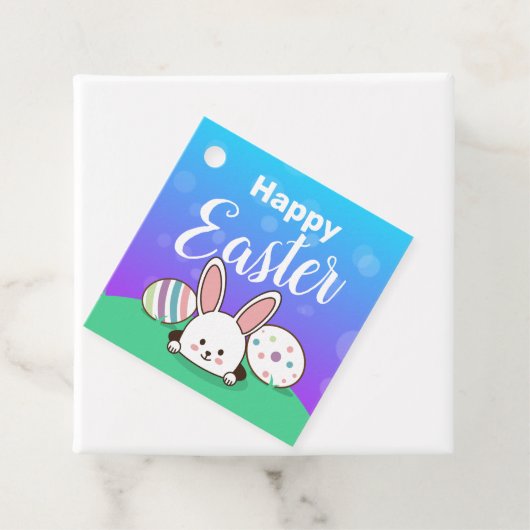 Cute Easter Bunny Eggs Bedankjes Labels (In situ)
