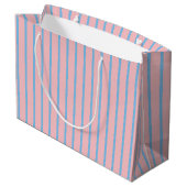 Cute Easter Bunny Gift Bag - Groot, glanzend Groot Cadeauzakje (Achterkant Gekanteld)