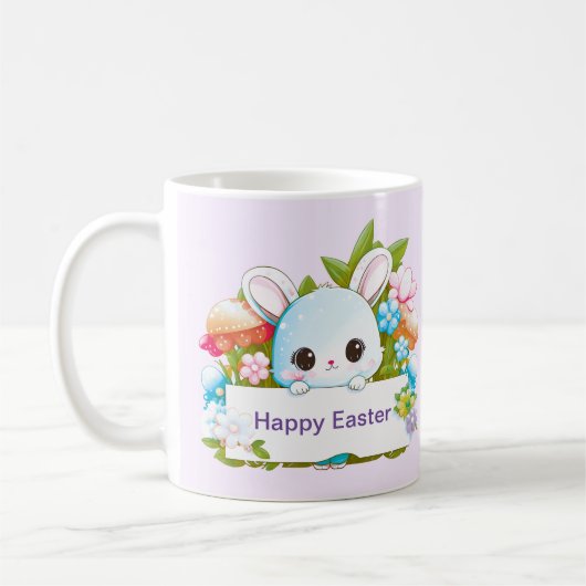 Cute Easter Bunny Holiday Koffiemok (Links)