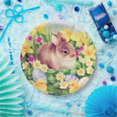Cute Easter bunny Holiday Papieren Bordje (Feest)
