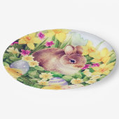 Cute Easter bunny Holiday Papieren Bordje (Gekanteld)