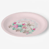 Cute Easter bunny Holiday Papieren Bordje (Gekanteld)