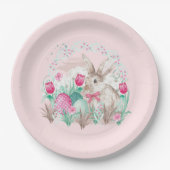 Cute Easter bunny Holiday Papieren Bordje (Voorkant)