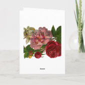 Cute Easter Bunny Hug Feestdagen Kaart (Achterkant)