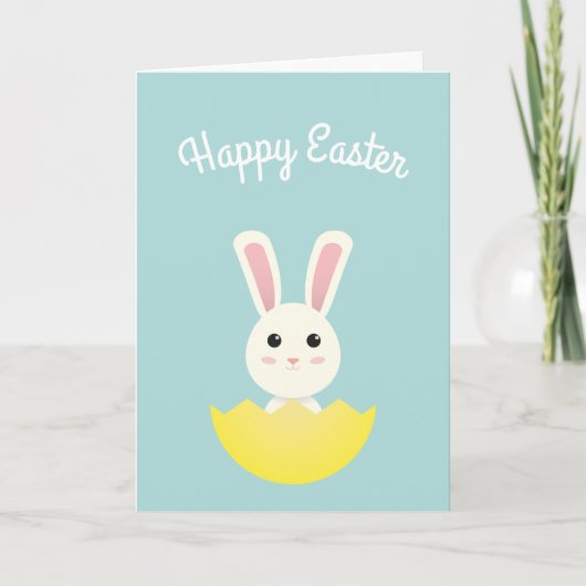 Cute Easter Bunny I Feestdagen Kaart (Voorkant)