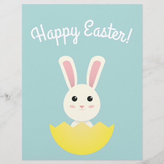 Cute Easter Bunny I Flyer (Voorkant)