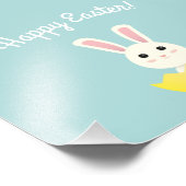 Cute Easter Bunny I Foto Afdruk (Hoek)