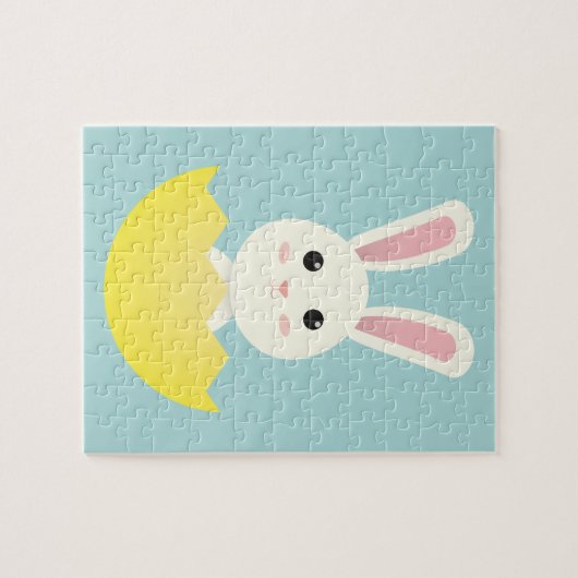 Cute Easter Bunny I Legpuzzel (Horizontaal)