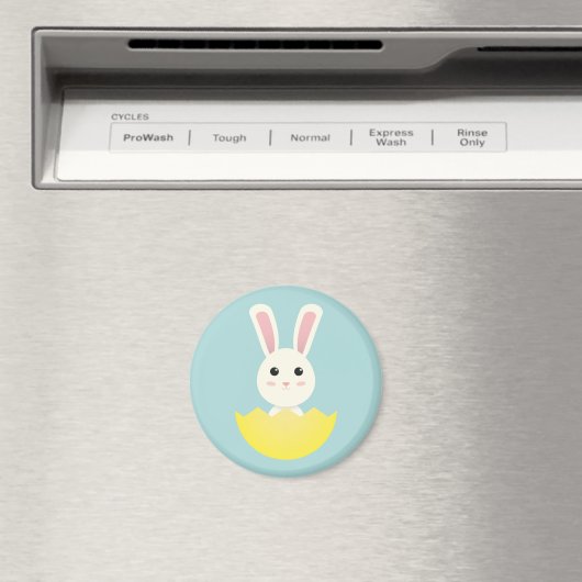 Cute Easter Bunny I Magneet (Insitu (Vaatwasser))