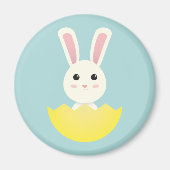 Cute Easter Bunny I Magneet (Voorkant)