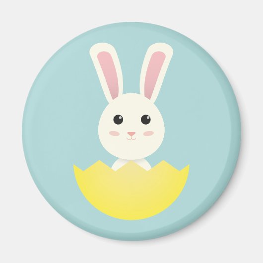 Cute Easter Bunny I Magneet (Voorkant)