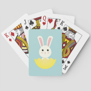Cute Easter Bunny I Pokerkaarten