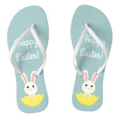 Cute Easter Bunny I Teenslippers (Voetbed)