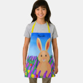 Cute Easter bunny in the flowers Schort (Insitu)