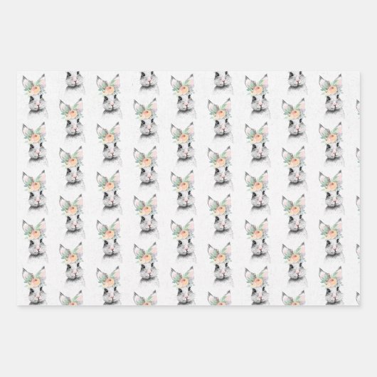 Cute Easter Bunny Inpakpapier Vel (Voorkant 3)