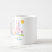 Cute Easter Bunny Koffiemok (Voorkant links)