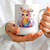  Cute Easter Bunny Latte Mug – Adorable Pastel Rab Mok