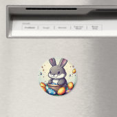 Cute Easter Bunny Magneet (Insitu (Vaatwasser))