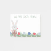 Cute Easter Bunny Mama Post-it® Notes (Voorkant)