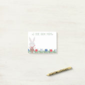 Cute Easter Bunny Mama Post-it® Notes (Op bureau)