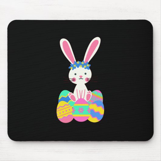 Cute Easter Bunny Muismat (Voorkant)