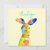 Cute Easter bunny  Notitiekaartje (Voorkant)