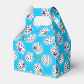Cute Easter Bunny Pattern Bedankdoosjes (Voorkant Zijde)