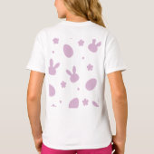 Cute Easter Bunny Pattern Shirt – Pastel Bunny & E (Achterkant)
