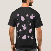 Cute Easter Bunny Pattern Shirt – Pastel Bunny & E (Achterkant)