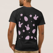 Cute Easter Bunny Pattern Shirt – Pastel Bunny & E (Achterkant)