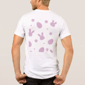 Cute Easter Bunny Pattern Shirt – Pastel Bunny & E (Achterkant)