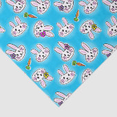 Cute Easter Bunny Pattern Tissuepapier (Detail)
