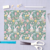 Cute Easter Bunny Pattern Tissuepapier (Craft)