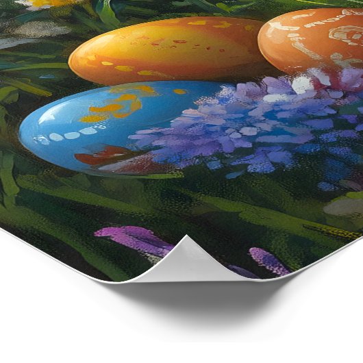 Cute Easter Bunny Poster (Hoek)