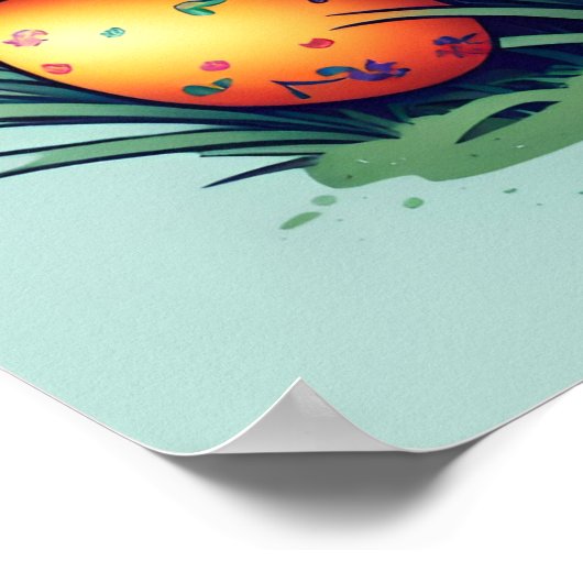 Cute Easter Bunny Poster (Hoek)