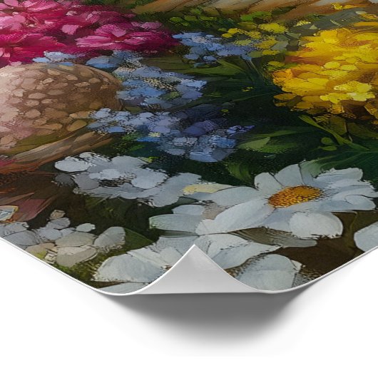 Cute Easter Bunny Poster (Hoek)