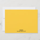 Cute Easter Bunny Rabbit Fun Egg Hunt Party Invite Kaart (Achterkant)