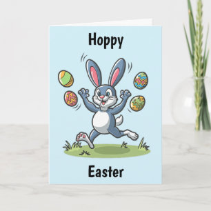 Cute Easter Bunny Rabbit Kaart