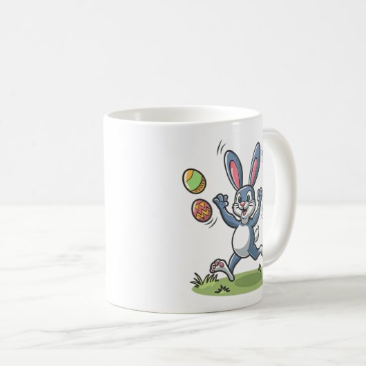 Cute Easter Bunny Rabbit Koffiemok (Voorkant rechts)