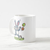 Cute Easter Bunny Rabbit Koffiemok (Voorkant links)