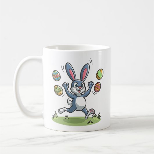 Cute Easter Bunny Rabbit Koffiemok (Links)