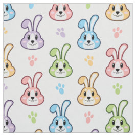 Cute Easter Bunny Rabbit Pattern | FEESTDAGEN Stof