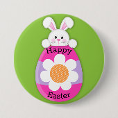 Cute Easter Bunny Ronde Button 7,6 Cm (Voorkant)