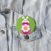 Cute Easter Bunny Ronde Button 7,6 Cm (In situ)