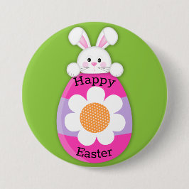 Cute Easter Bunny Ronde Button 7,6 Cm