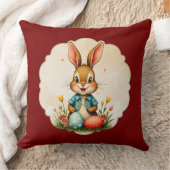 Cute Easter Bunny – Soft Frame - almofada Kussen (Deken)