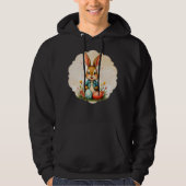 Cute Easter Bunny – Soft Frame - moletom Hoodie (Voorkant)