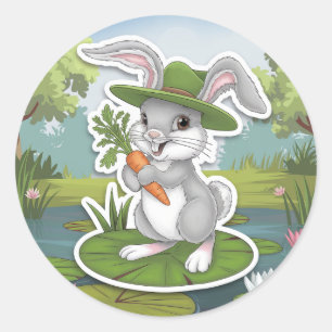 Cute Easter Bunny Sticker