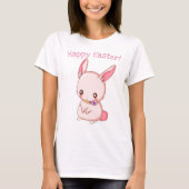 Cute Easter Bunny T-shirt (Voorkant)
