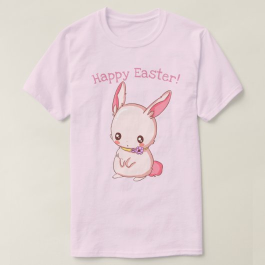 Cute Easter Bunny T-shirt (Design voorkant)